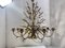 Florentine Art Brown and Gold Handmade Brushed Metal 8 Light Wrought Iron Chandelier from Simoeng, Italy, Image 10