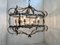 Florentine Art Silver + Argilla Metal Wrought Iron Chandelier from Simoeng, Italy, Image 3