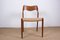Danish Model 71 Chairs in Teak and Rope by Niels Otto Moller for J.L. Møllers, 1960s, Set of 6 15