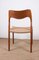 Danish Model 71 Chairs in Teak and Rope by Niels Otto Moller for J.L. Møllers, 1960s, Set of 6 4