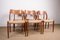 Danish Model 71 Chairs in Teak and Rope by Niels Otto Moller for J.L. Møllers, 1960s, Set of 6, Image 5