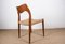 Danish Model 71 Chairs in Teak and Rope by Niels Otto Moller for J.L. Møllers, 1960s, Set of 6 8