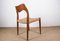 Danish Model 71 Chairs in Teak and Rope by Niels Otto Moller for J.L. Møllers, 1960s, Set of 6, Image 8