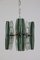 Space Age Italian Chandelier in the Style of Fontana Arte, 1970s, Image 3