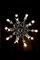 Lámpara de araña Sputnik italiana era espacial de 20 luces de Reggiani Goffredo, 1965, Imagen 18