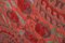 Decorazione da parete o copriletto Suzani in seta ricamata con melograni, Immagine 7