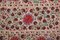 Suzani Embroidered Silk Tapestry or Bedspread with Pomegranates 8