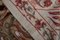 Suzani Embroidered and Quilted Silk Table Runner with Tulip Motif 10