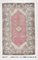 Vintage Pink Soft Wool Rug 1