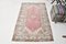 Vintage Pink Soft Wool Rug 2