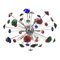 Murano Glass Sputnik Multicolors Italian Handmade Chandelier from Simoeng, Image 3