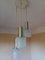 3-Light Suspension with Glass Shades, 1970s 1