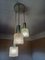 3-Light Suspension with Glass Shades, 1970s, Image 11