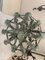 Chandelier in Green + Argilla Metal Wrought Iron Florentine Art from Simoeng, Italy 8