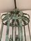 Chandelier in Green + Argilla Metal Wrought Iron Florentine Art from Simoeng, Italy 7