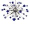 Italian Handmade Blue Murano Glass Sputnik Chandelier from Simoeng 8