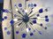 Lámpara de araña Sputnik italiana de cristal de Murano azul hecha a mano de Simoeng, Imagen 6