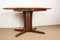 Large Scandinavian Oval Extendable Dining Table in Teak with Central Leg, 1960s 11