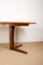 Large Scandinavian Oval Extendable Dining Table in Teak with Central Leg, 1960s, Image 2
