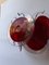 Red Murano Glass Disc Wall Light Sconce from Simoeng 10