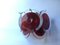 Red Murano Glass Disc Wall Light Sconce from Simoeng 9