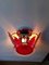 Rote Wandlampe aus Muranoglas von Simoeng 6