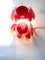 Red Murano Glass Disc 2 Level Wall Light Sconce from Simoeng, Image 4