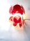 Red Murano Glass Disc 2 Level Wall Light Sconce from Simoeng, Image 2