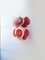 Applique da parete Disc a 2 livelli in vetro di Murano rosso di Simoeng, Immagine 3