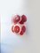 Red Murano Glass Disc 2 Level Wall Light Sconce from Simoeng 3