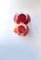 Red Murano Glass Disc 2 Level Wall Light Sconce from Simoeng, Image 6
