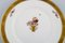 Platos para el almuerzo en forma de cesta dorada de porcelana pintada a mano de Royal Copenhagen, años 60. Juego de 10, Imagen 3