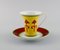 Tazas de café Bokhara de porcelana con platillos de Paul Wunderlich para Rosenthal. Juego de 10, Imagen 2
