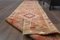 Vintage Turkish Pink Beige Oushak Runner Rug, 1950s, Image 3