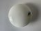 White Glass Mushroom Ceiling or Wall Lamp from Peill & Putzler, Germany, 1960s 7