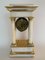 White Marble Bronze Dore Pendulum Clock, Image 2