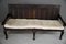 Antique Dark Oak Bench 10