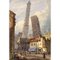 After Samuel Prout, Two Towers, Bologna Miniature, 1832, Watercolour Painting, Image 2