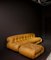 Divano Soriana e poggiapiedi in pelle color tabacco di Afra & Tobia Scarpa per Cassina, set di 2, Immagine 14