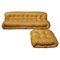 Soriana Sofa and Ottoman in Light Tobacco Leather by Afra & Tobia Scarpa for Cassina, Set of 2, Image 2