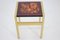 Italian Brass and Glass Side Table, 1960s 13