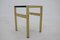 Italian Brass and Glass Side Table, 1960s, Image 2