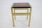 Italian Brass and Glass Side Table, 1960s 5