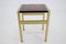 Italian Brass and Glass Side Table, 1960s, Image 5