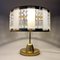 Brass Table Lamp by Novy Bydzov Glasswork, Czechoslovakia, 1970s 8