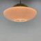 Mid-Century Milk Glass & Metal Ufo Pendant, Czechoslovakia, 1970s, Image 7