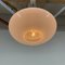 Mid-Century Milk Glass & Metal Ufo Pendant, Czechoslovakia, 1970s, Image 8