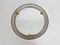 Italian Brass Framed Round Wall Mirror, Italy, 1960s 2