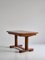 Art Deco Patinated Oak Table, 1930s 4