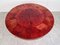 Italienischer Esstisch aus rot lackiertem Pergament, 1960er 6